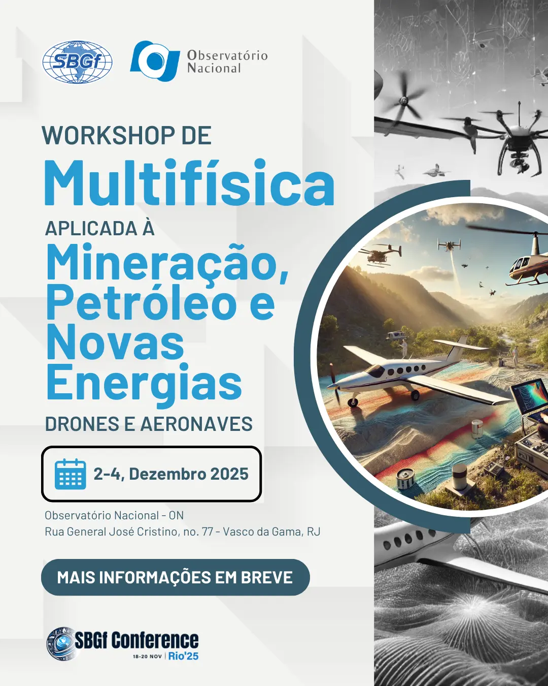 Workshop de Multifísica Aplicada à Mineração, Petróleo e Novas Energias